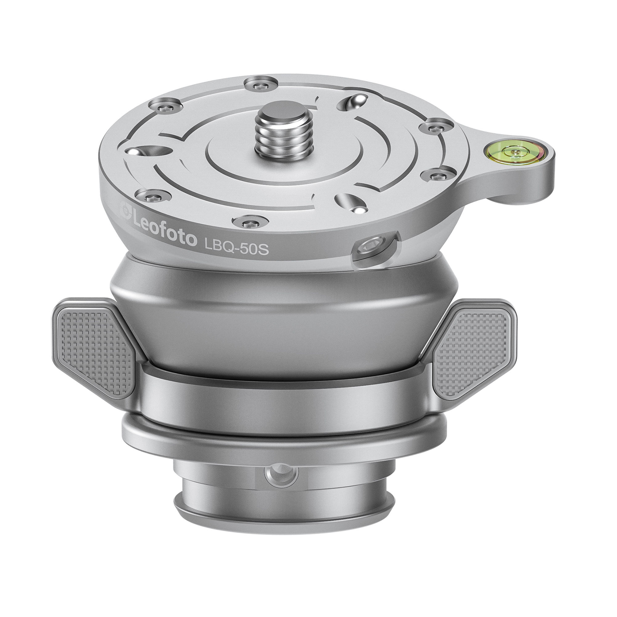 Leofoto LBQ-50S Silver 55mm Levelling Base for LQ-284 and LG-284 Tripods | Leofoto Australia 63 Leofoto LBQ-50S Silver 55mm Levelling Base for LQ-284 and LG-284 Tripods | Leofoto Australia 63