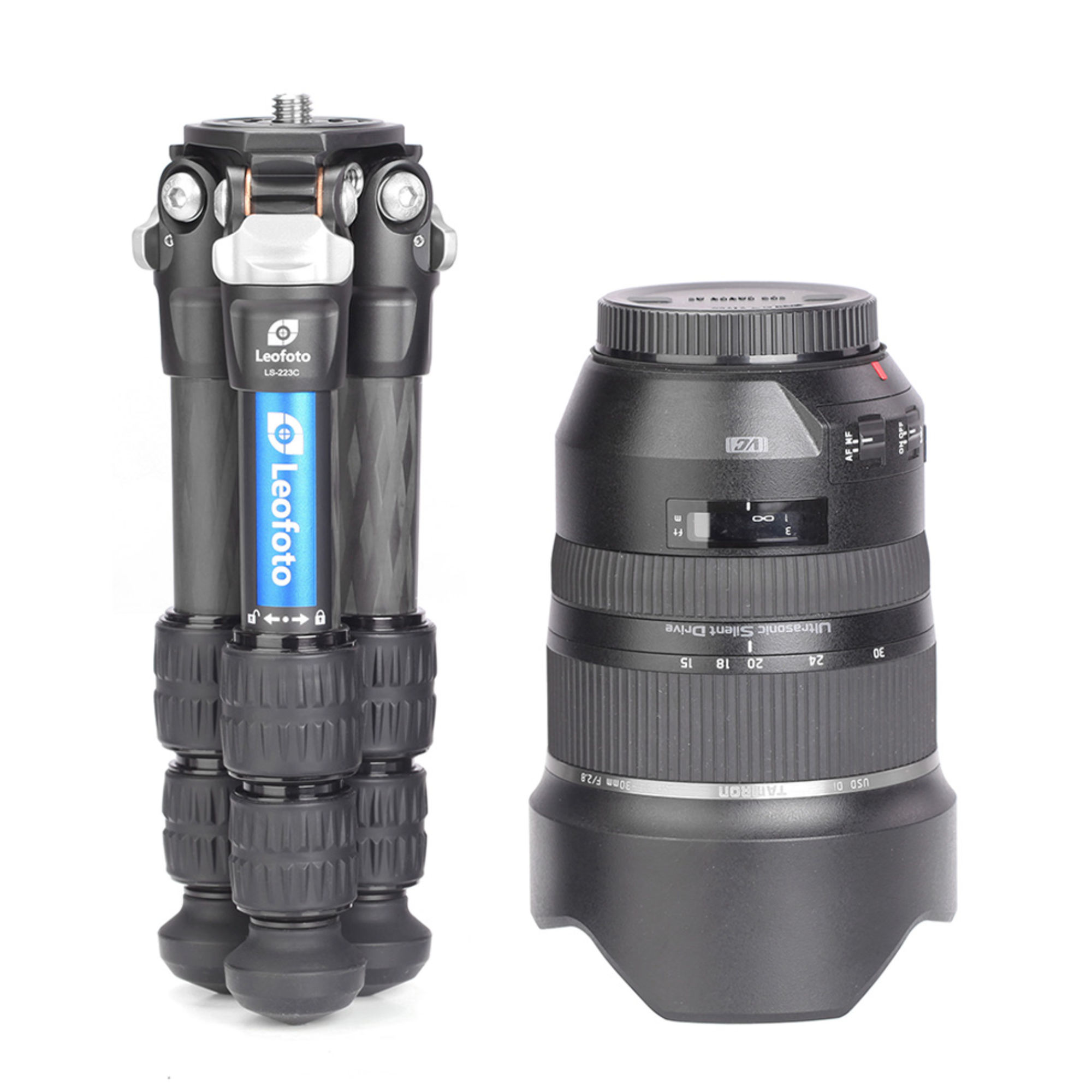 Leofoto LS-223C Ranger Series 3 Section Carbon Fibre Tripod