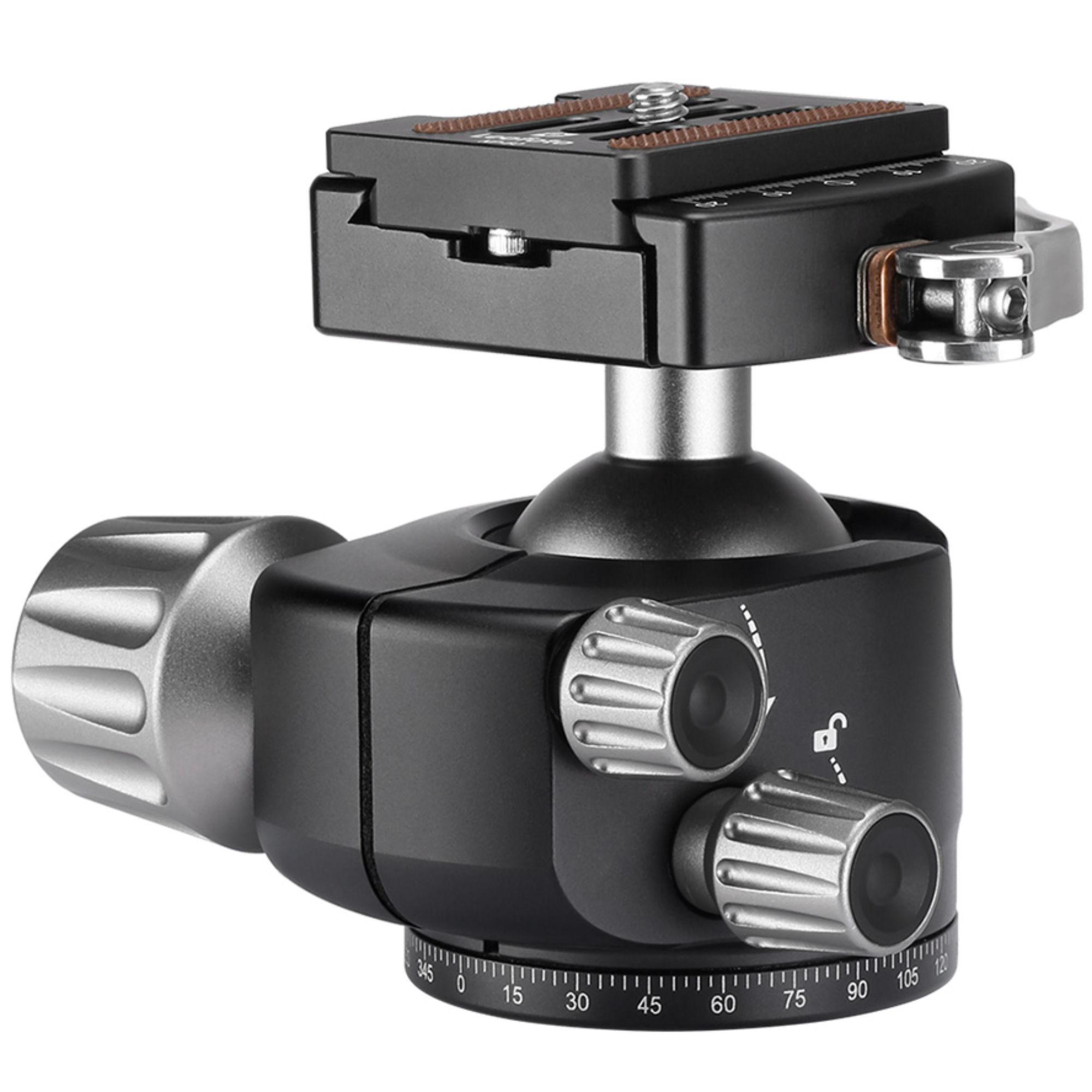 Leofoto LH-40LR 40mm Low Profile Ball Head with LR-50 Quick Release Lever Clamp and NP-50 Plate | Leofoto Australia 77 Leofoto LH-40LR 40mm Low Profile Ball Head with LR-50 Quick Release Lever Clamp and NP-50 Plate | Leofoto Australia 77