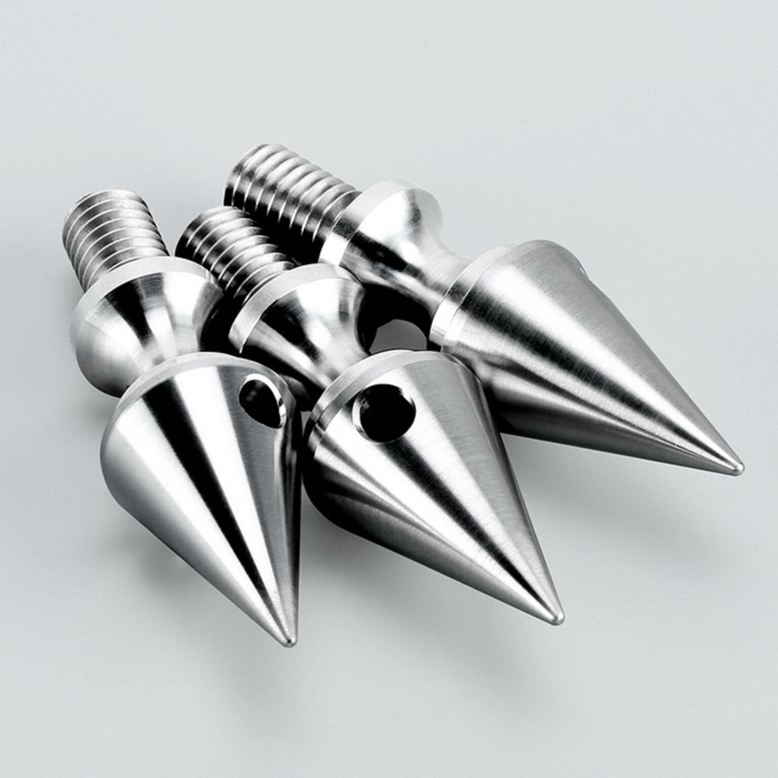 Leofoto TFW Stainless Steel Tripod Spikes with Snow/Sand Shoes for 3/8 ...