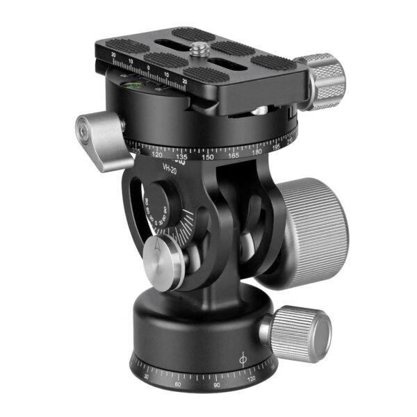 Leofoto VH-20 2-Way Tilt Head Arca-Swiss Clamp & Plate | Leofoto Australia Leofoto VH-20 2-Way Tilt Head Arca-Swiss Clamp & Plate | Leofoto Australia