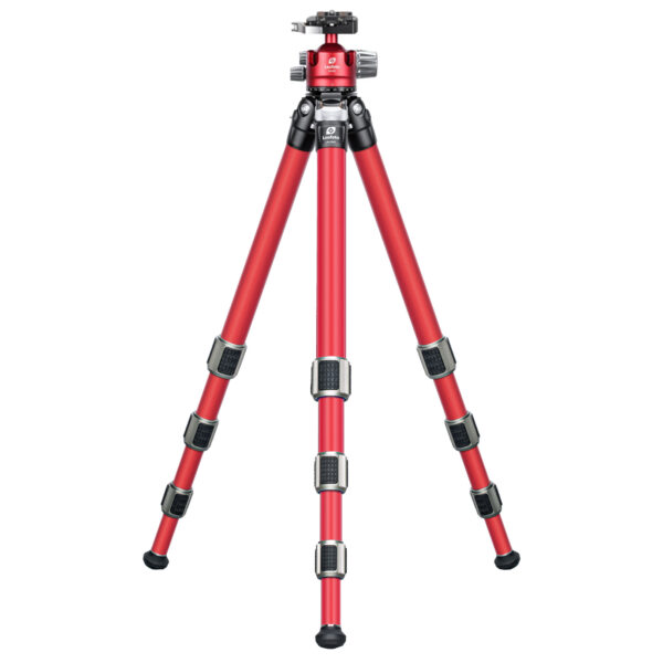 Leofoto LA-324C Athena Series 4 Section Water Resistant Carbon Fibre Tripod with Red LH-40LR (Lever Release) Ball Head | Leofoto Australia Leofoto LA-324C Athena Series 4 Section Water Resistant Carbon Fibre Tripod with Red LH-40LR (Lever Release) Ball Head | Leofoto Australia