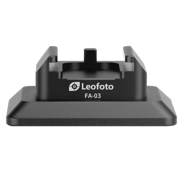 Leofoto FA-03 Cold Shoe Adapter with Arca Swiss Foot and 1/4″ Mounting Thread | Leofoto Australia