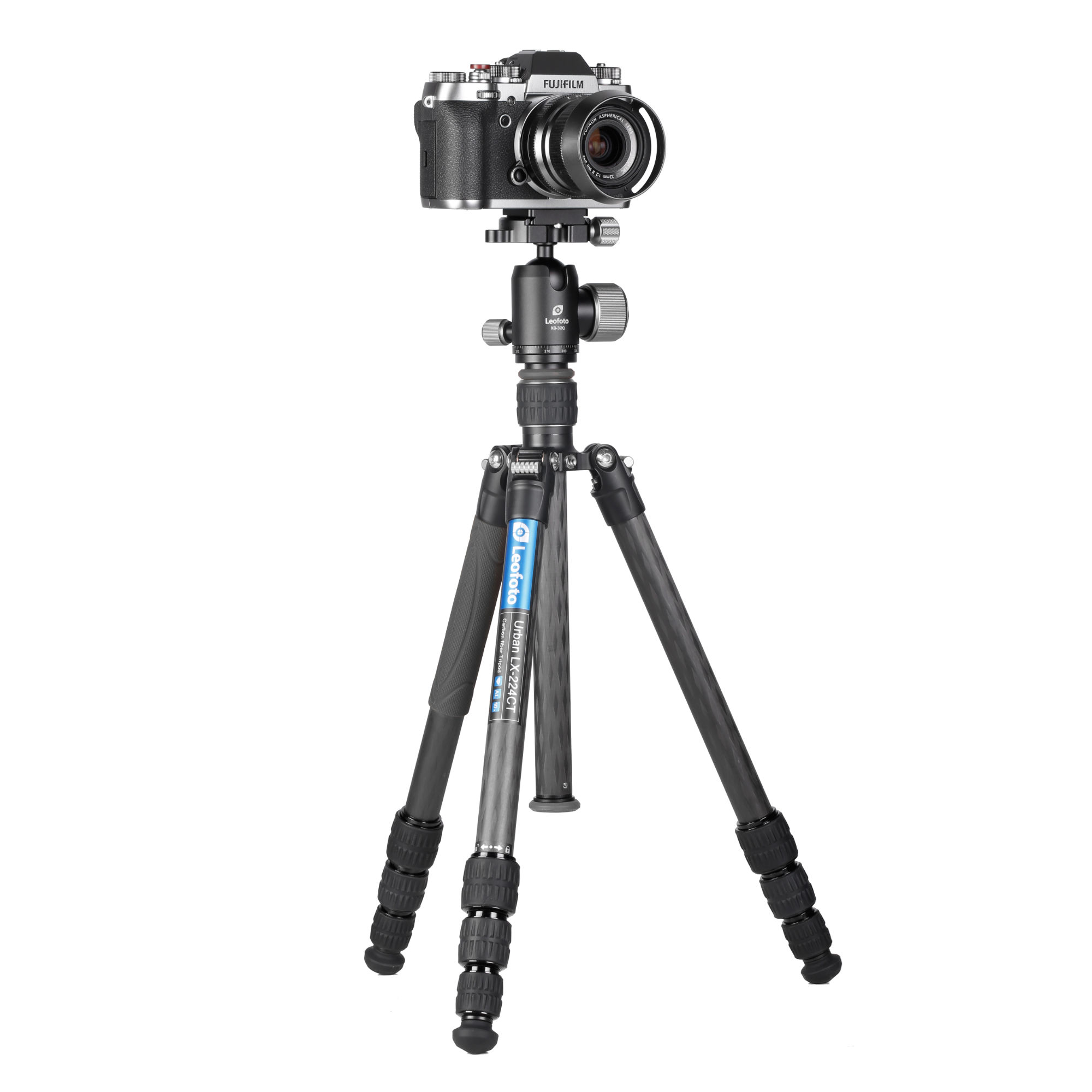 Leofoto LX-224CT Urban Series 4 Section Carbon Fibre Tripod with XB-32Q Ball Head | Leofoto Australia 76 Leofoto LX-224CT Urban Series 4 Section Carbon Fibre Tripod with XB-32Q Ball Head | Leofoto Australia 76