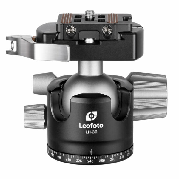 Leofoto LH-36LR 36mm Low Profile Ball Head with LR-50 Quick Release Lever Clamp and NP-50 Plate | Leofoto Australia