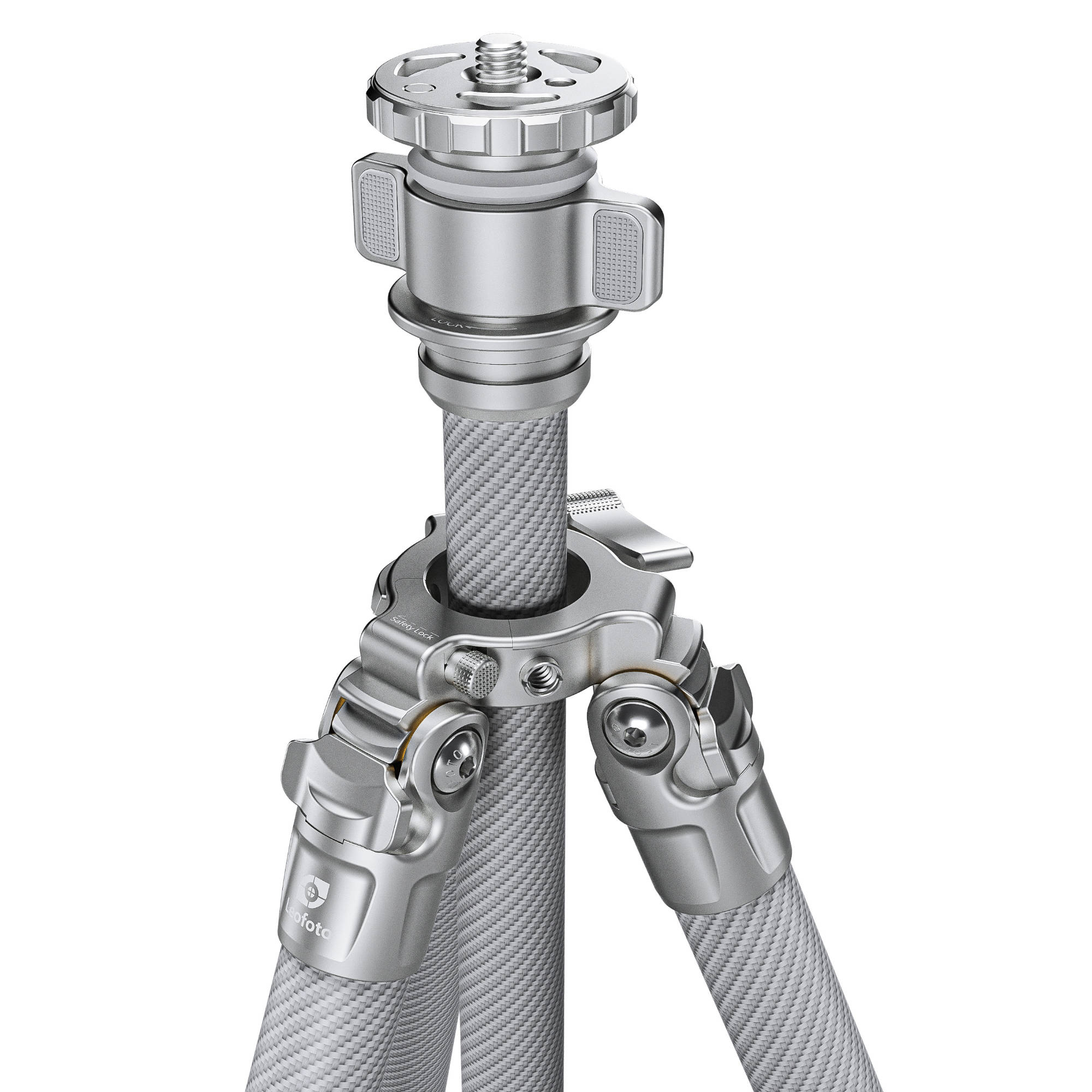 Leofoto LG-324C Silver 4 Section Water Resistant Carbon Fibre Tripod with LH-40R Ball Head | Leofoto Australia 66 Leofoto LG-324C Silver 4 Section Water Resistant Carbon Fibre Tripod with LH-40R Ball Head | Leofoto Australia 66
