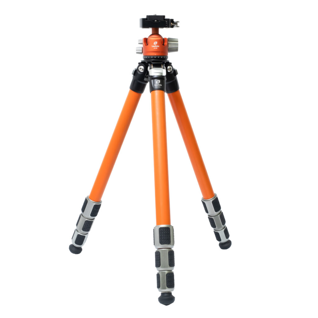 Leofoto LA-284C Athena Series 4 Section Water Resistant Carbon Fibre Tripod with Orange LH-36LR (Lever Release) Ball Head | Leofoto Australia Leofoto LA-284C Athena Series 4 Section Water Resistant Carbon Fibre Tripod with Orange LH-36LR (Lever Release) Ball Head | Leofoto Australia