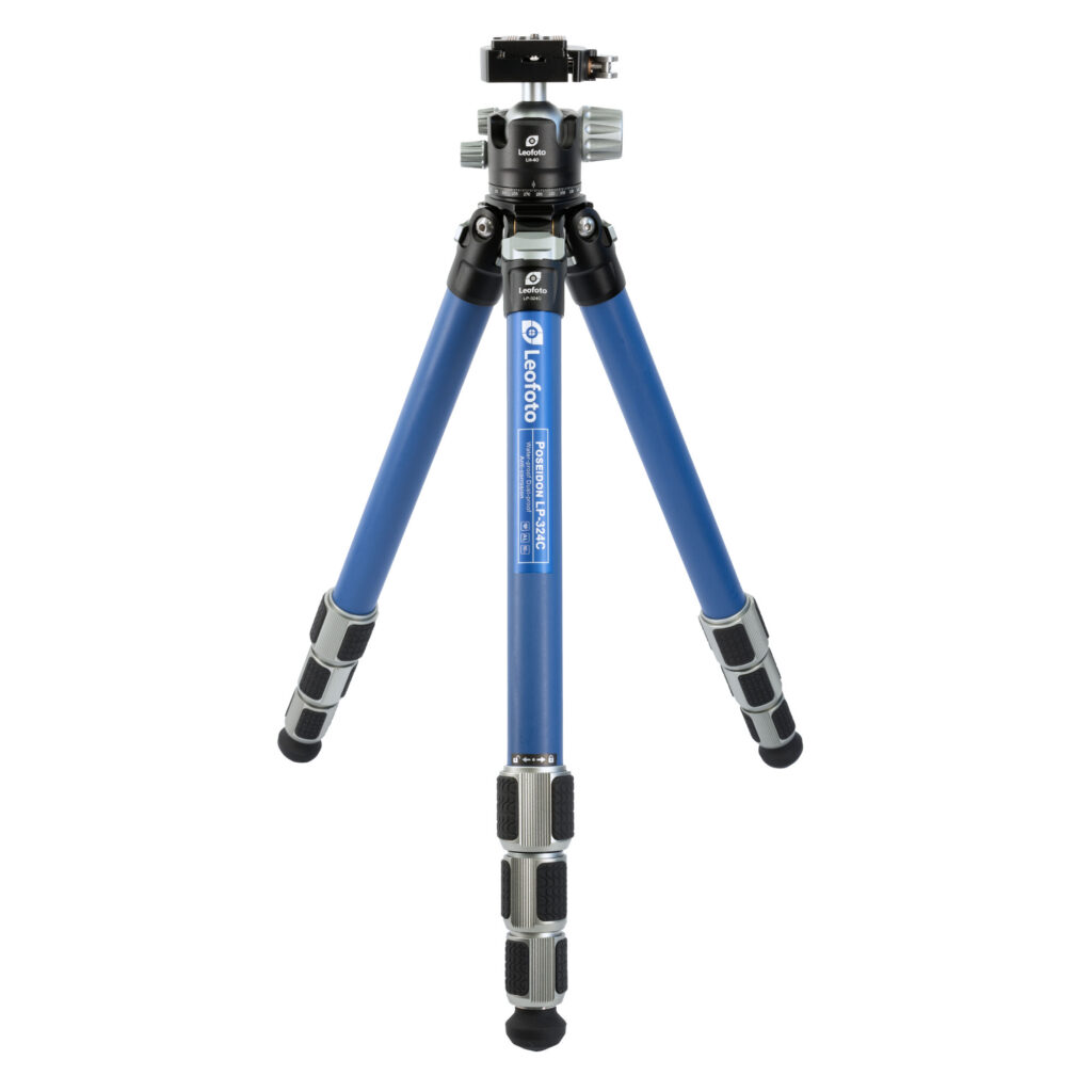 Leofoto LP-324C Poseidon Series 4 Section Water Resistant Carbon Fibre Tripod with LH-40LR Ball Head | Leofoto Australia Leofoto LP-324C Poseidon Series 4 Section Water Resistant Carbon Fibre Tripod with LH-40LR Ball Head | Leofoto Australia