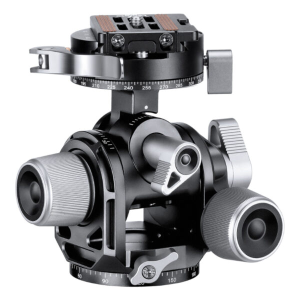Leofoto G4PCL 60mm 3-Axis Geared Head with Lever Release Clamp | Leofoto Australia