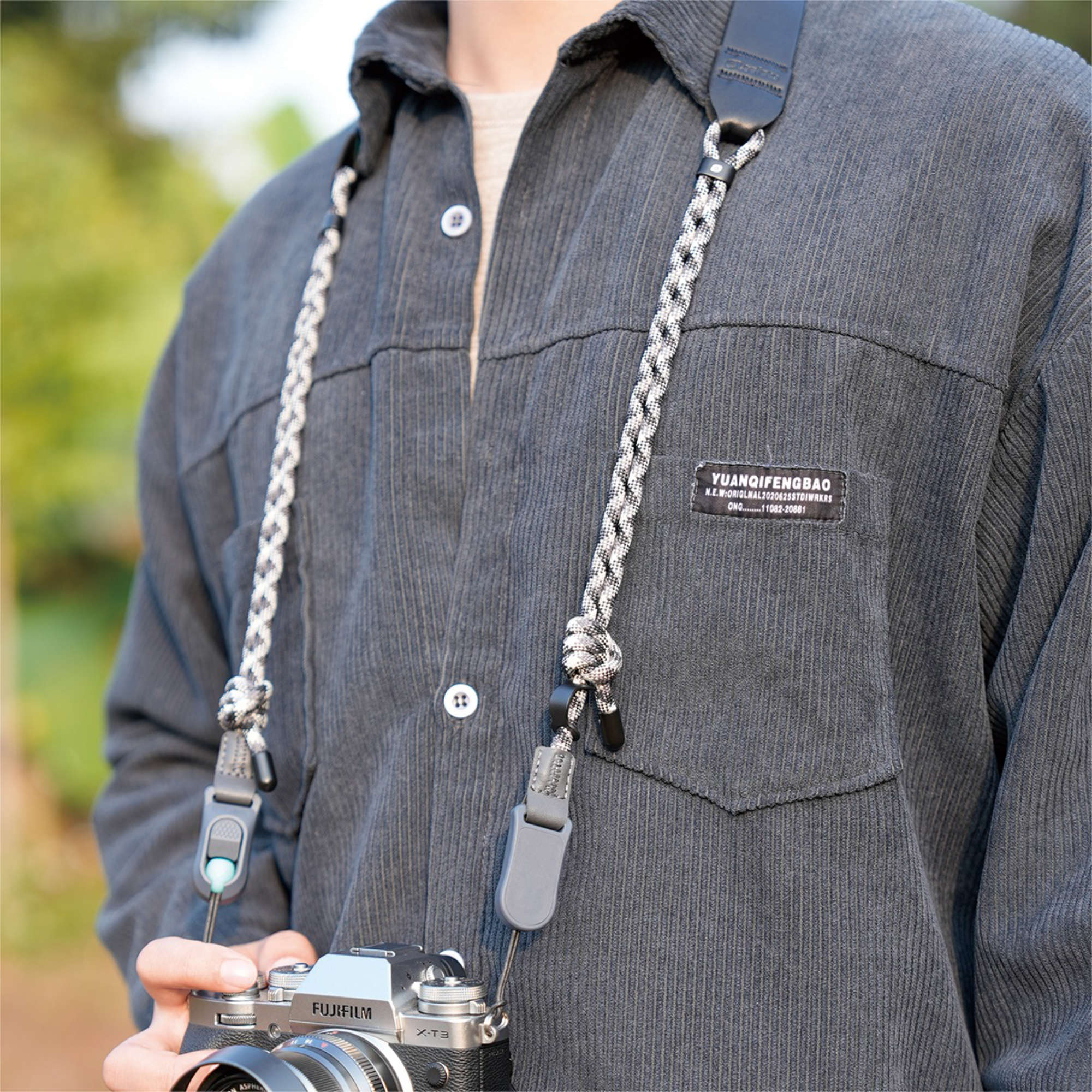 Leofoto L-CS-201 Camera Strap – Shadow Black | Leofoto Australia 74 Leofoto L-CS-201 Camera Strap – Shadow Black | Leofoto Australia 74