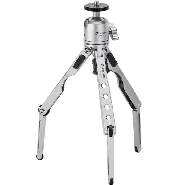 Leofoto MT-03 Tabletop Tripod Kit w/ MBH-20 Ball Head (Silver) | Leofoto Australia 68 Leofoto MT-03 Tabletop Tripod Kit w/ MBH-20 Ball Head (Silver) | Leofoto Australia 68