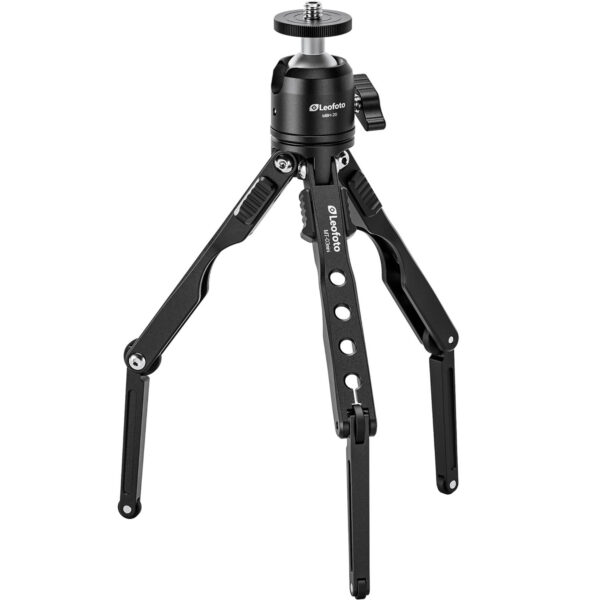 Leofoto MT-03 Tabletop Tripod + MBH-20 Ball Head (Black) | Leofoto Australia Leofoto MT-03 Tabletop Tripod + MBH-20 Ball Head (Black) | Leofoto Australia