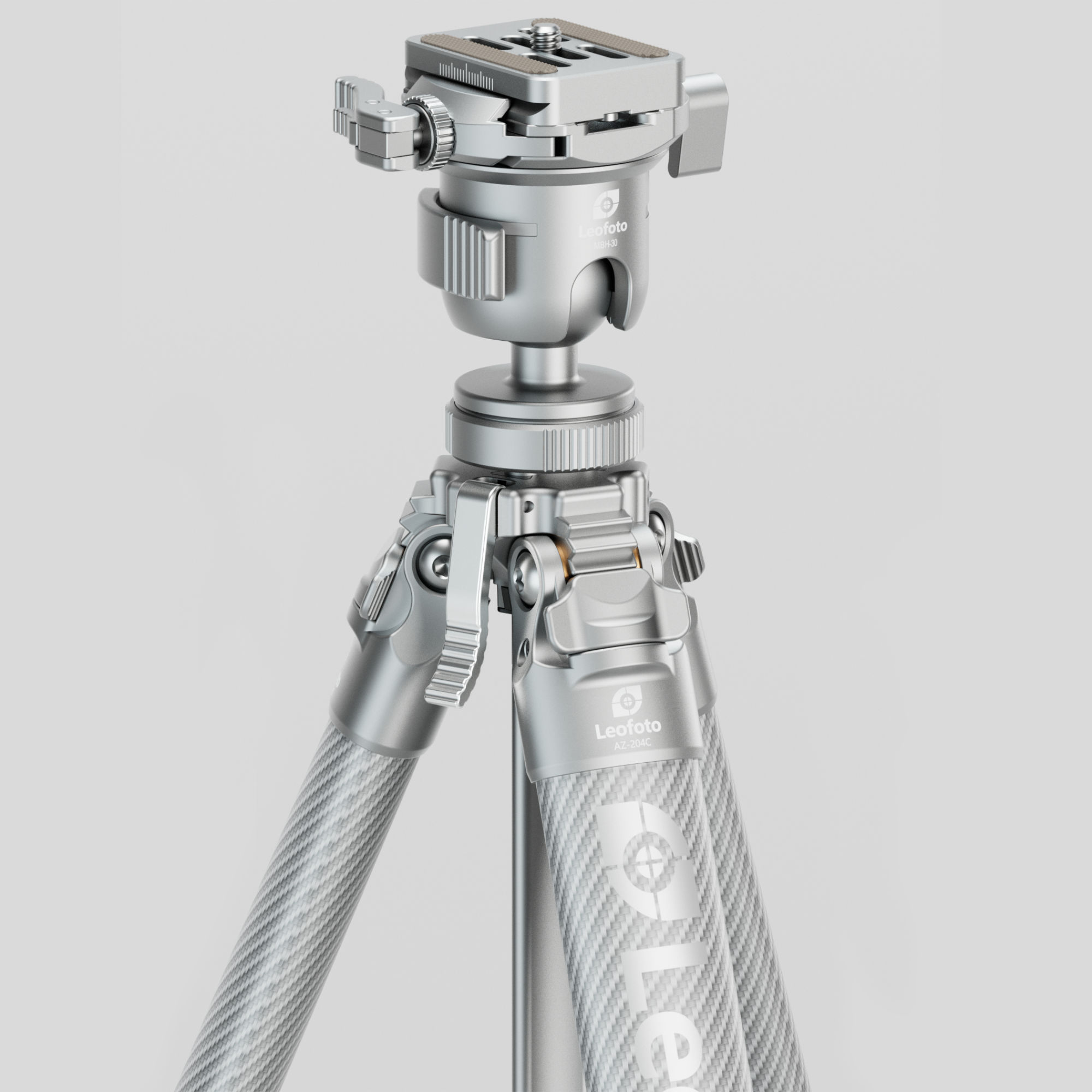 Leofoto AZ-235C Carbon Fibre Travel Tripod + MBH-30 Inverted Ball Head – Silver | Leofoto Australia 80 Leofoto AZ-235C Carbon Fibre Travel Tripod + MBH-30 Inverted Ball Head – Silver | Leofoto Australia 80