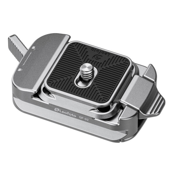 Leofoto QF-02 Arca-Swiss Clamp Quick Release Kit (Silver) | Leofoto Australia