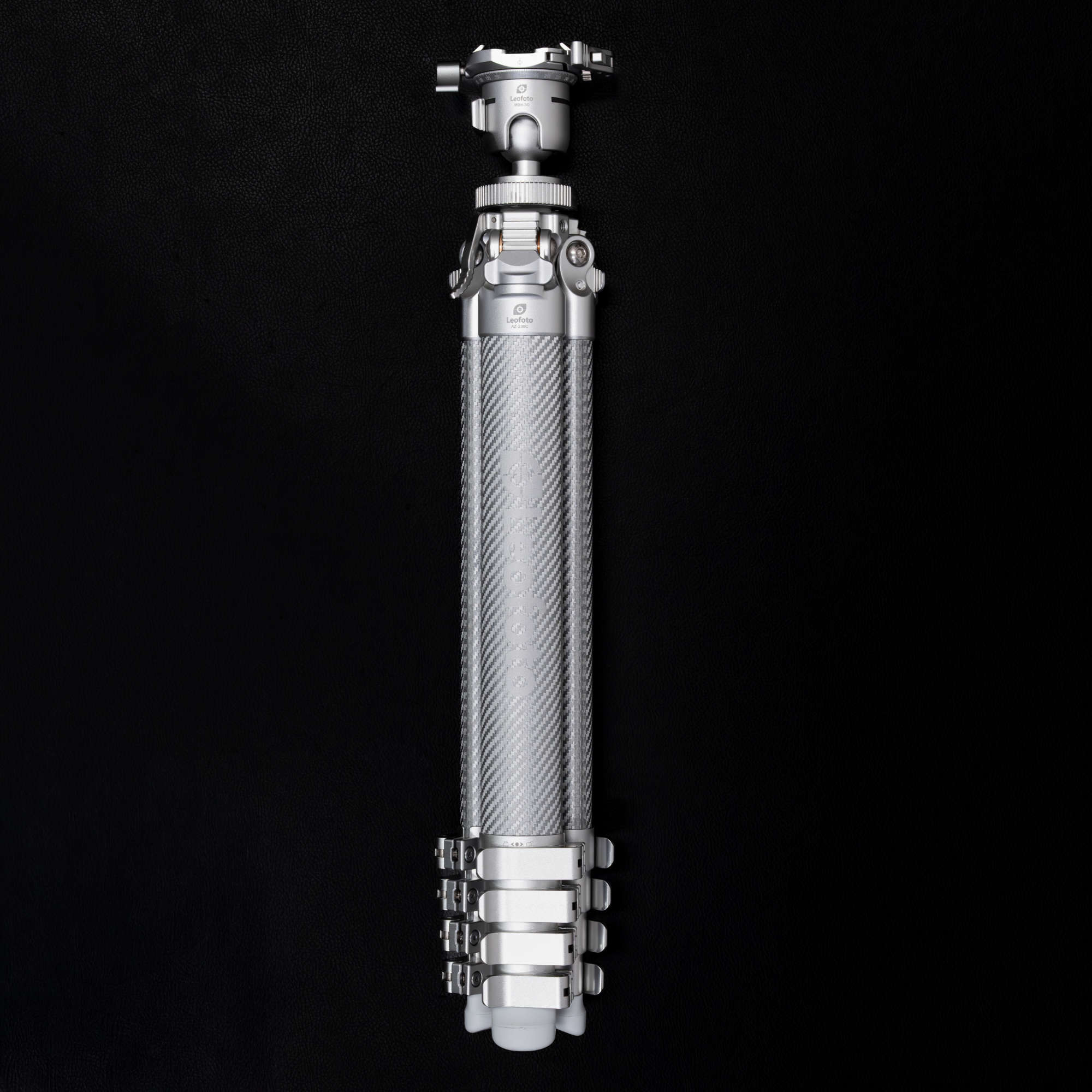 Leofoto AZ-235C Carbon Fibre Travel Tripod + MBH-30 Inverted Ball Head – Silver | Leofoto Australia 82 Leofoto AZ-235C Carbon Fibre Travel Tripod + MBH-30 Inverted Ball Head – Silver | Leofoto Australia 82