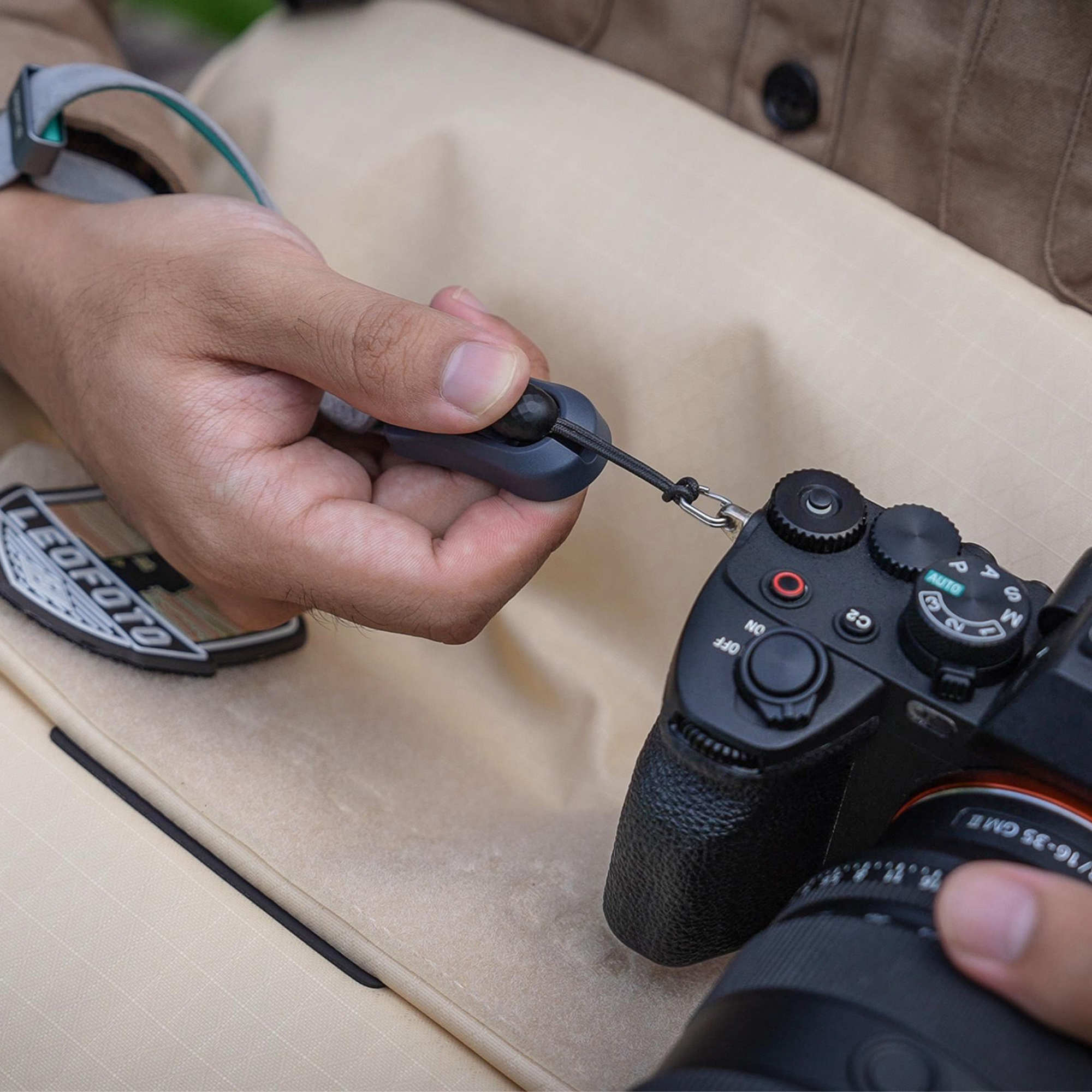Leofoto WS-02 Quick Detach Camera Wrist Strap – Gray | Leofoto Australia 78 Leofoto WS-02 Quick Detach Camera Wrist Strap – Gray | Leofoto Australia 78